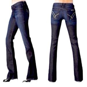 NWT William Rast Stella Straight Stretch Boot Cut Jeans Size 26